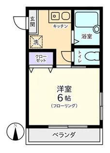 ラフォーレ桜木【2階】の間取り