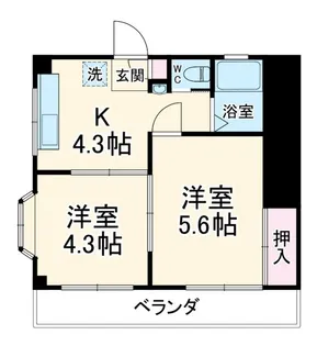 ディネリリーマンション【3階】の間取り
