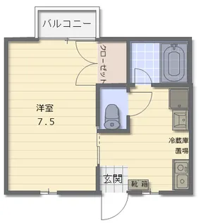 フォーマルハウト【1階】の間取り