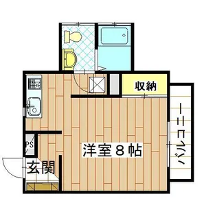メゾン・エスポワールA【2階】の間取り