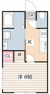 リープラス恵比須駅前【2階】の間取り