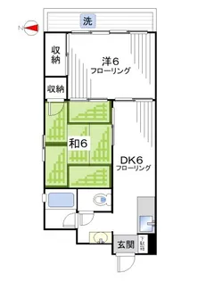 大久保ユニオンビル【4階】の間取り