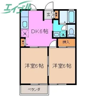 セピアコート【2階】の間取り