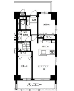 メゼリテ表参道【3階】の間取り