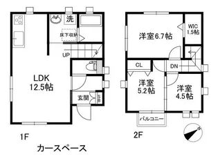神奈川県川崎市幸区南加瀬3【一戸建】の間取り