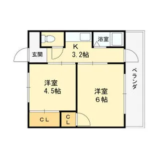 大阪府大阪市東淀川区大桐5【マンション】の間取り