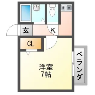 カーサ・ベルデ【3階】の間取り