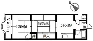 ハイツ小斉平【3階】の間取り