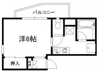 K1ハイム東雲【5階】の間取り
