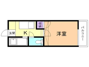 ロフティ富沢II【2階】の間取り