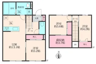 KAMULA 南の間取り