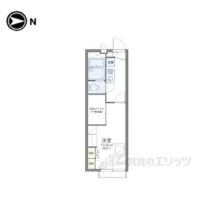 レオパレスブルーメ【2階】の間取り