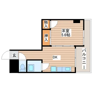 宮城県仙台市若林区連坊小路【マンション】の間取り
