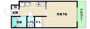 大阪府大阪市淀川区三国本町3丁目【アパート】の間取り