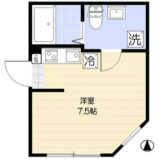 東京都足立区西新井6【アパート】の間取り