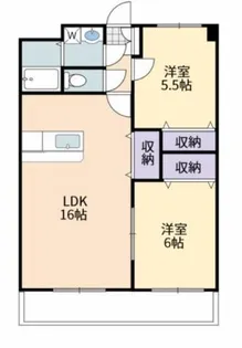マイウス A【3階】の間取り