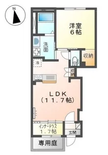高知県香美市土佐山田町楠目【アパート】の間取り