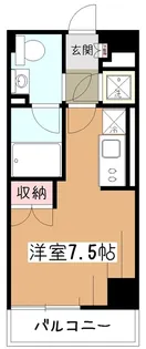 プライムアーバン久米川【7階】の間取り