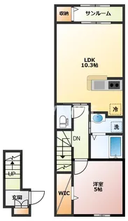サンシルクトゥーミー【2階】の間取り