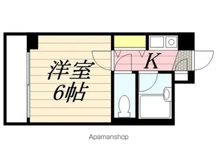 福岡県福岡市東区箱崎3【マンション】の間取り