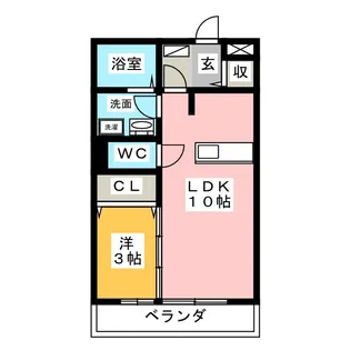 トレビナフェリーチェ【2階】の間取り