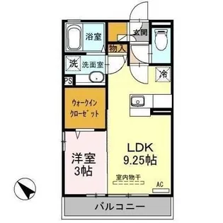 ガッティーノ【3階】の間取り