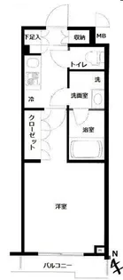 1Kの間取り画像