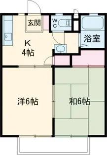 北茂呂グリーンハイツ【1階】の間取り