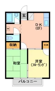 岩田ハイツII【2階】の間取り