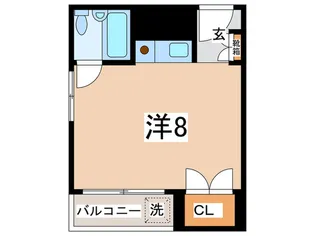 ライオンズマンション生麦【7階】の間取り