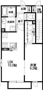 フリメール【1階】の間取り