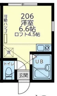 ユナイト東寺尾ペトロポリス【2階】の間取り