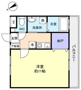 リヴェール南ユーカリが丘【2階】の間取り