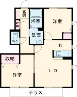 パルテール・加古川C【1階】の間取り