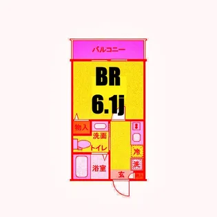 Oasis弘明寺 A棟【2階】の間取り