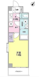 ル・ヴィラージュ中目黒【2階】の間取り