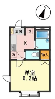 東京都江戸川区新堀2【アパート】の間取り