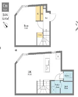 LEGALAND西新宿【4階】の間取り