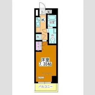 アルファコート西川口6【6階】の間取り