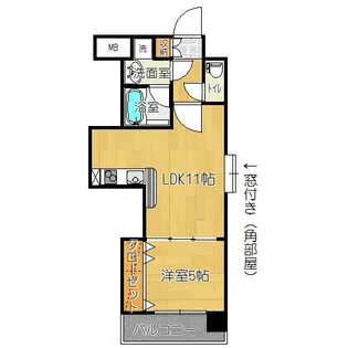 エスパース長町南【3階】の間取り