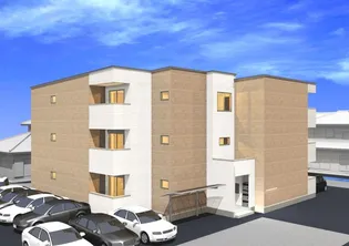 岡山県岡山市北区庭瀬【アパート】の外観