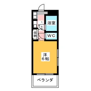 パークハイツ川本【2階】の間取り