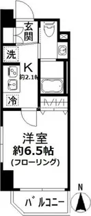 N-flats 横浜反町【6階】の間取り