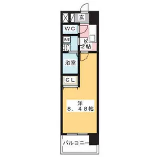 マリオン千代田【4階】の間取り