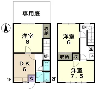 Park Terrace Toki【1階】の間取り