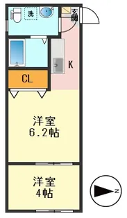 東京都江戸川区南小岩5【アパート】の間取り