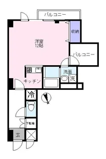 ブロークサイドN-3【4階】の間取り