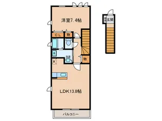 ムーン パレス【2階】の間取り