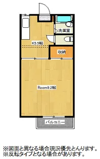 宮城県仙台市太白区八木山本町2【アパート】の間取り