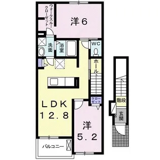 STAR IN 司II【2階】の間取り